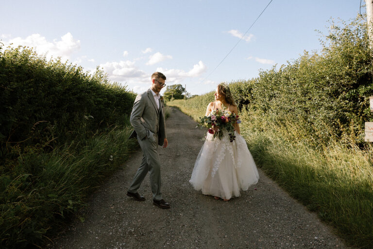 Secret Barn Wedding: Abi & Connor