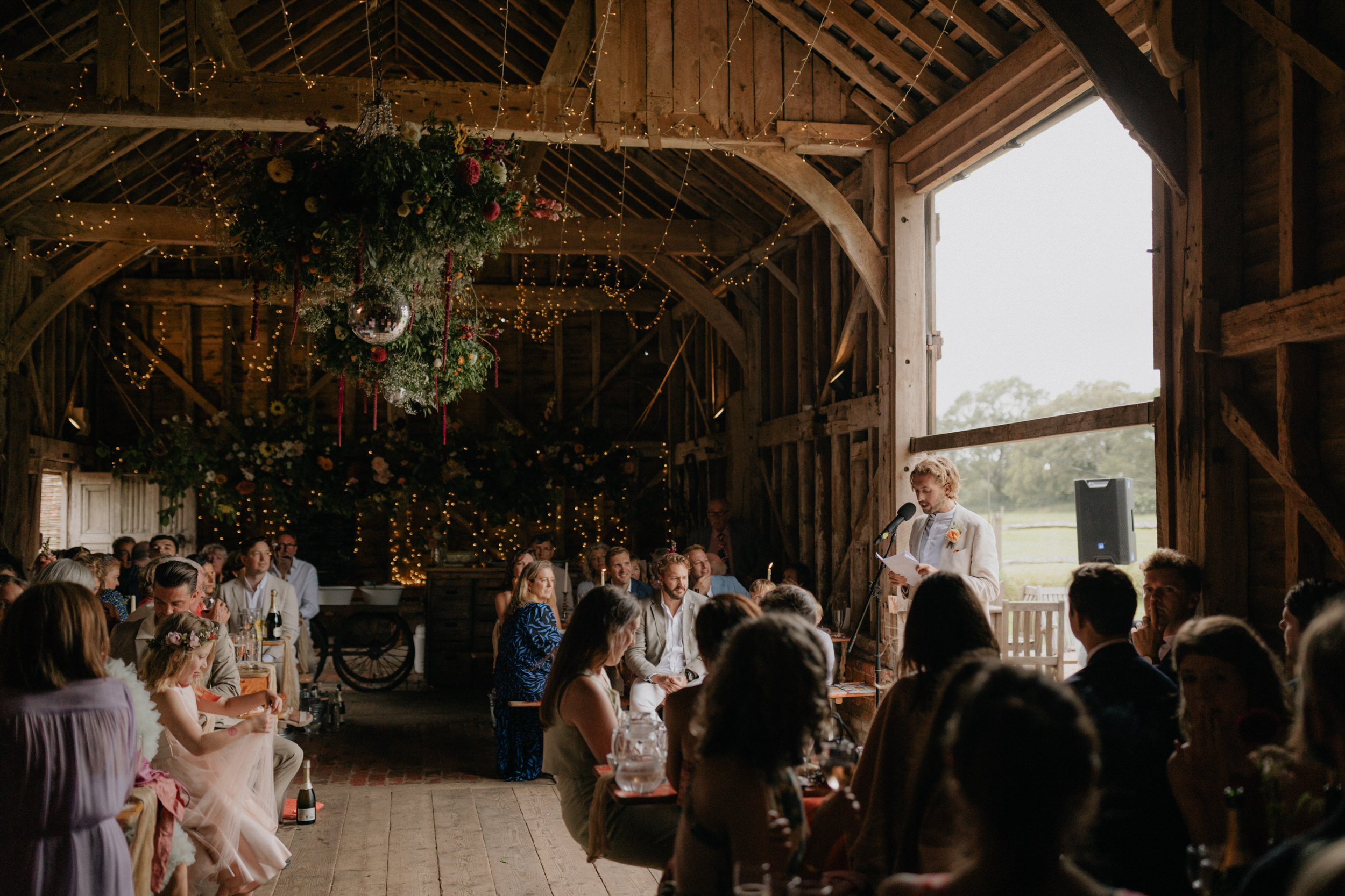 Relaxed barn wedding venue Sussex | Petal and Feast