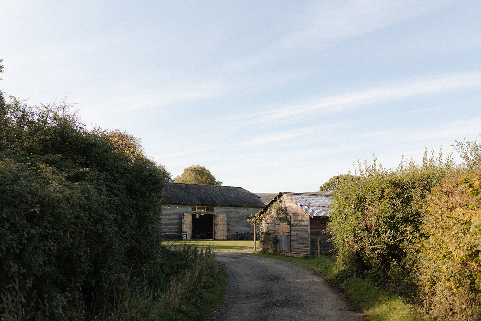 Relaxed barn wedding venue Sussex | Peta and Feast